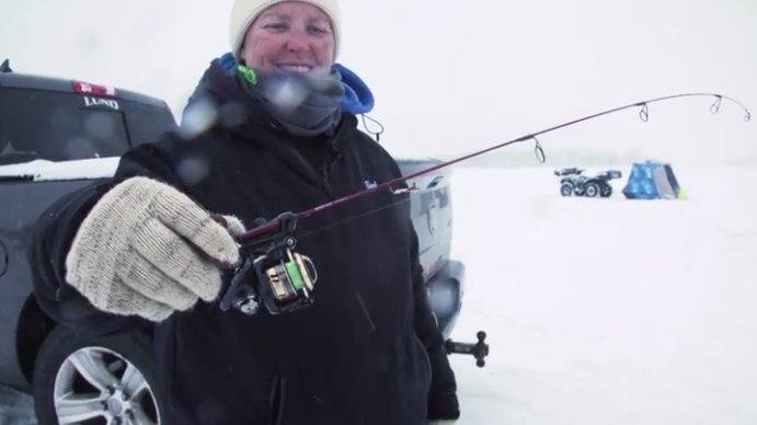 ice fishing